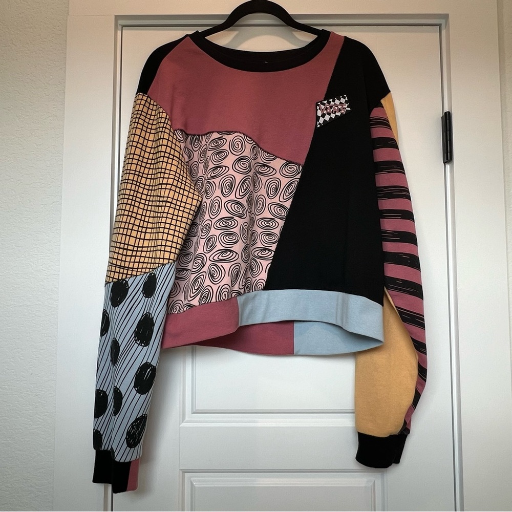 Sally Patchwork Vans Sweatshirt